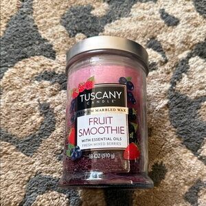 Fruit Smoothie Scented Candle - Pink